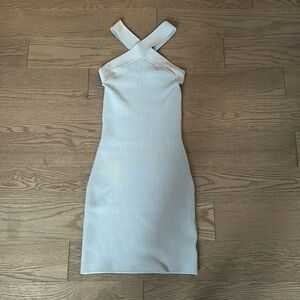 Babaton Sculpt Knit Criss Cross Dress